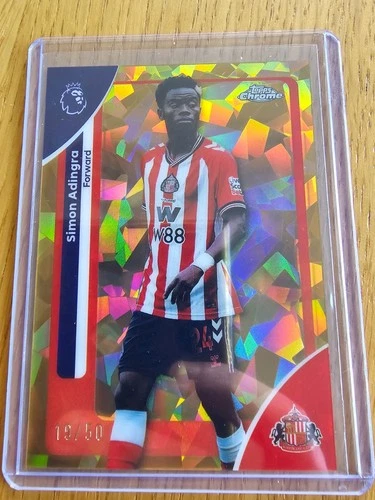 Simon Adingra 2025 Topps Chrome Sapphire /50