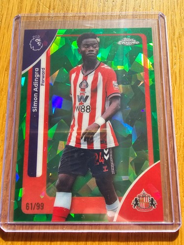 Simon Adingra 2025 Topps Chrome Sapphire /99