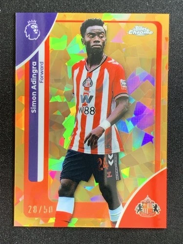 Simon Adingra 2026 Topps Chrome Sapphire Gold /50