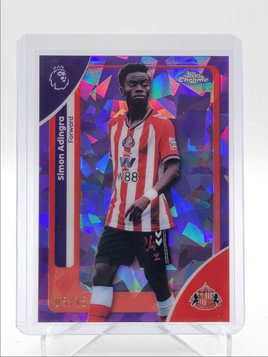 Simon Adingra 2026 Topps Chrome Sapphire Purple /15
