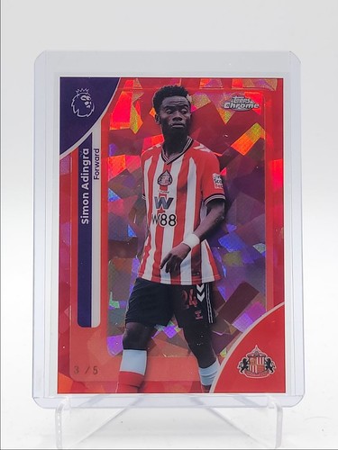 Simon Adingra 2026 Topps Chrome Sapphire Red /5