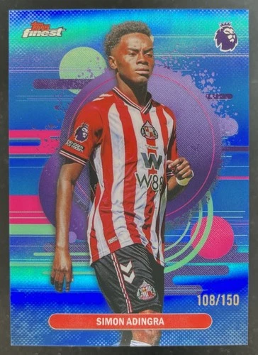 Simon Adingra 2026 Topps Finest Blue /150