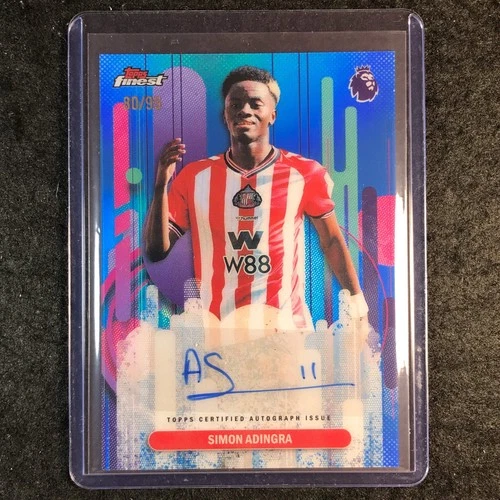 Simon Adingra 2026 Topps Finest Blue /99