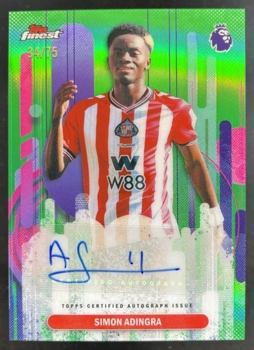 Simon Adingra 2026 Topps Finest Green /75