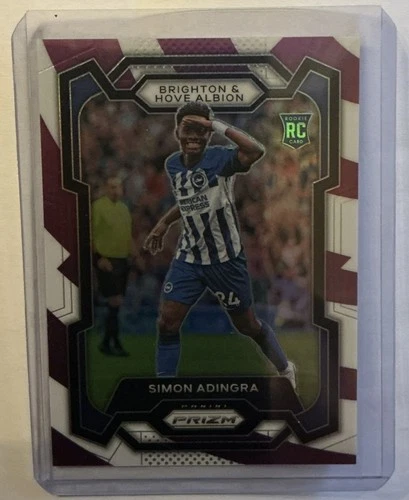 Simon Adingra 2023 Panini Prizm Purple White /92