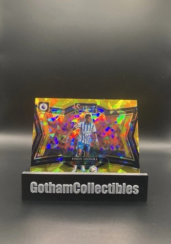 Simon Adingra 2024 Panini Select Gold Cracked Ice /10