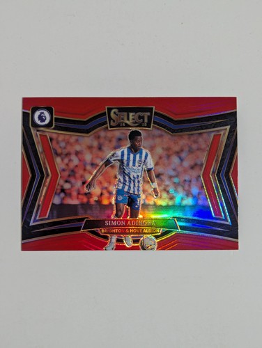 Simon Adingra 2024 Panini Select Premier League Red Prizm