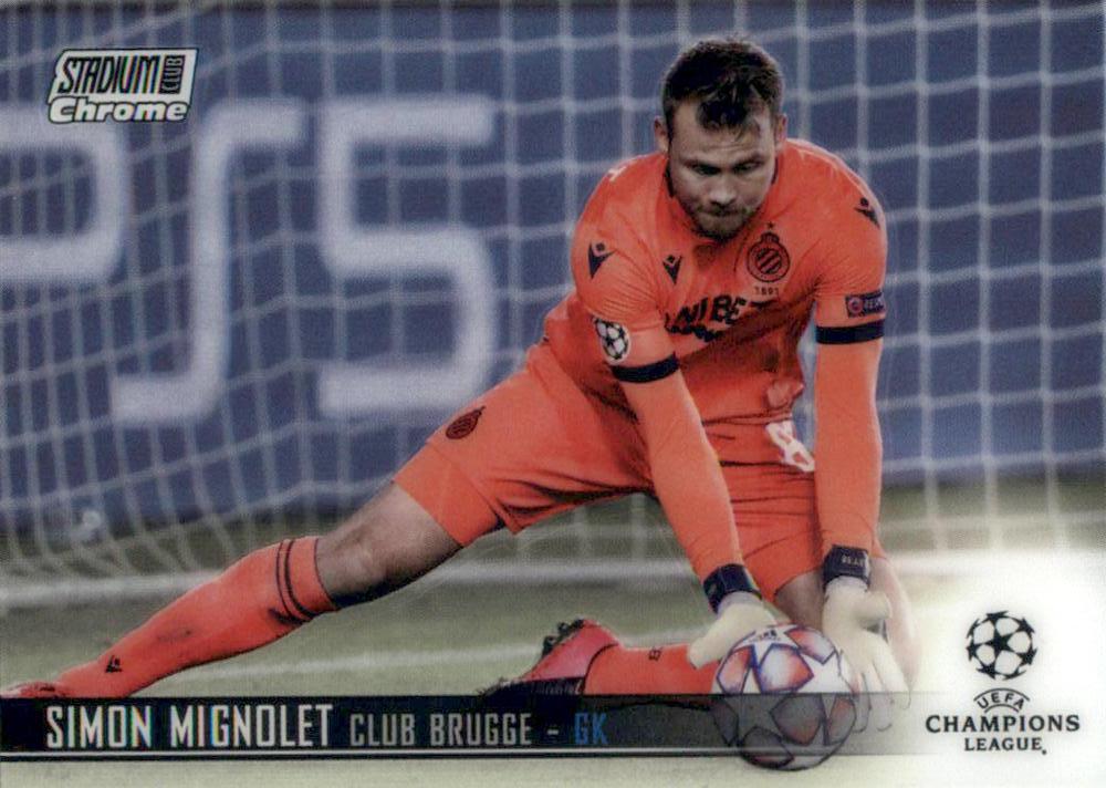 Simon Mignolet 2020 Topps Stadium Club Chrome UEFA 94