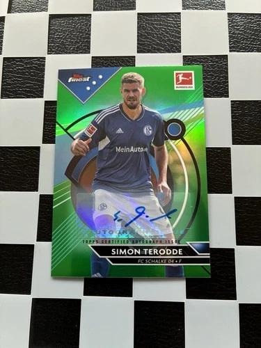 Simon Terodde 2023 Topps Finest Green /50