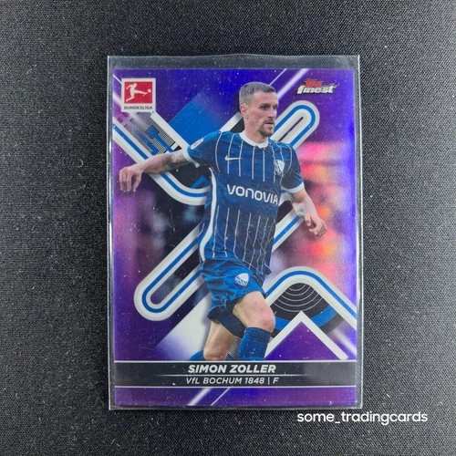 Simon Zoller 2021 Topps Finest Purple /250