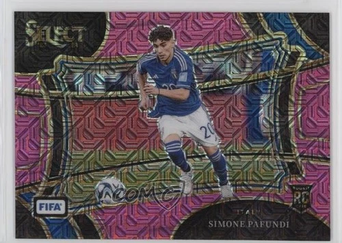 Simone Pafundi 2023 Panini Select FIFA Pink Mojo Prizm 170/199