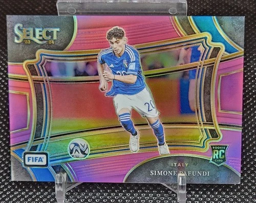Simone Pafundi 2023 Panini Select FIFA Pink Prizm /75