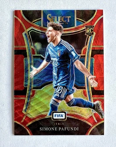 Simone Pafundi 2024 Panini Select FIFA Red Wave /149