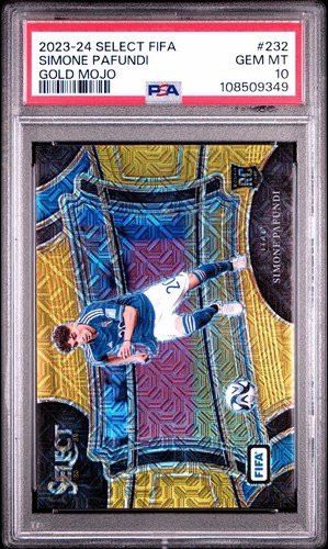 Simone Pafundi 2023 Panini Select Gold Mojo /10