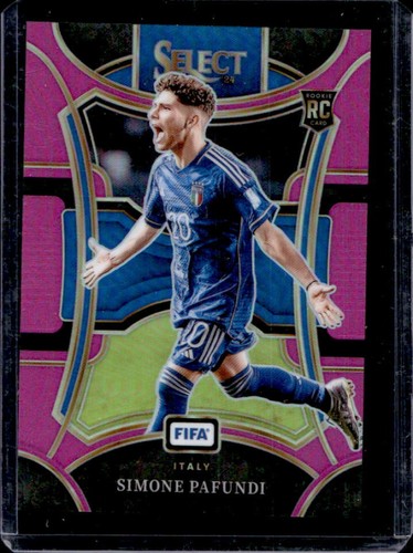 Simone Pafundi 2023 Panini Select Pink Prizm /75