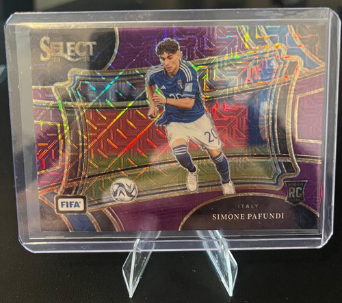 Simone Pafundi 2024 Panini Select Purple Prizm