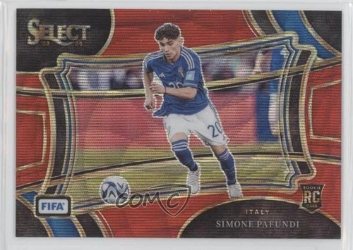 Simone Pafundi 2023 Panini Select Red Wave Prizm /149