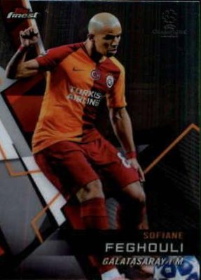 Sofiane Feghouli 2018 Topps Finest UEFA 44