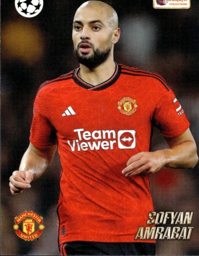 Sofyan Amrabat 2023 Topps Merlin Heritage UEFA Club Competitions