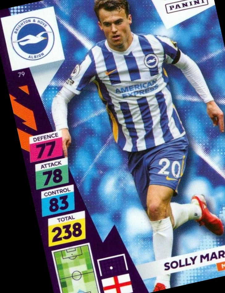 Solly March 2021 Panini Adrenalyn XL Premier League Plus