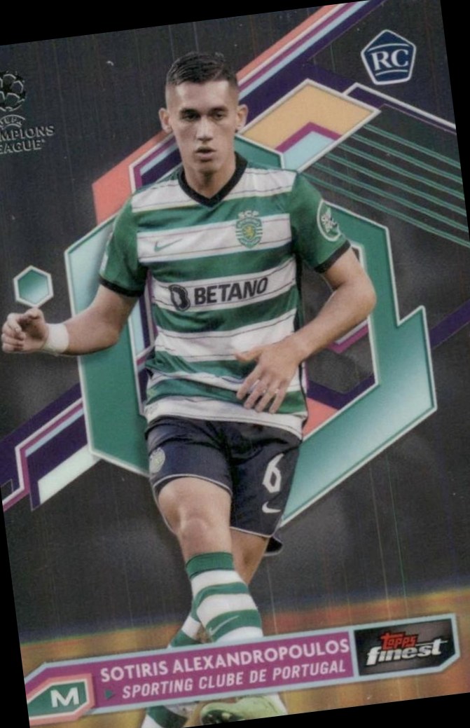 Sotiris Alexandropoulos 2022 Topps Finest UEFA 52