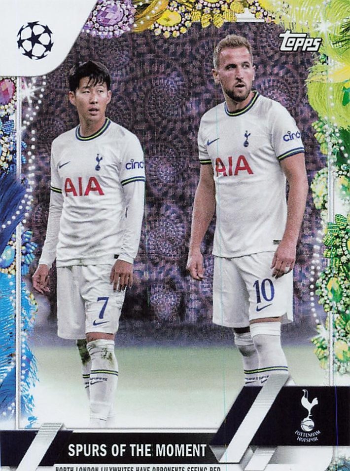 Spurs of the Moment 2022 Topps UEFA Club Competitions Carnaval Edition