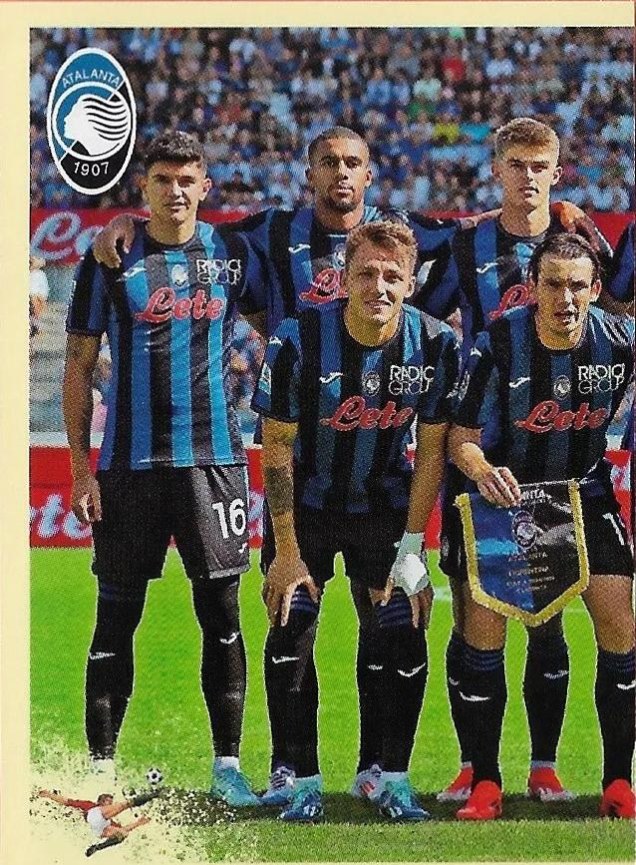 Squadra Atalanta 2024 Panini Calciatori Stickers