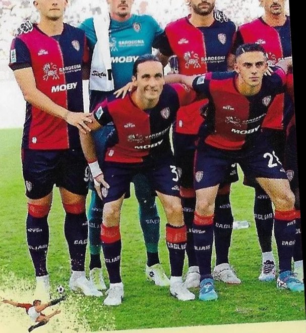 Squadra Cagliari 2024 Panini Calciatori Stickers