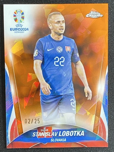 Stanislav Lobotka 2024 Topps Chrome Sapphire Orange /25
