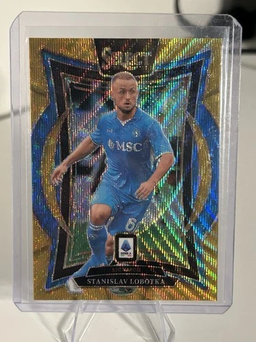 Stanislav Lobotka 2024 Panini Select Gold Wave Prizm /10