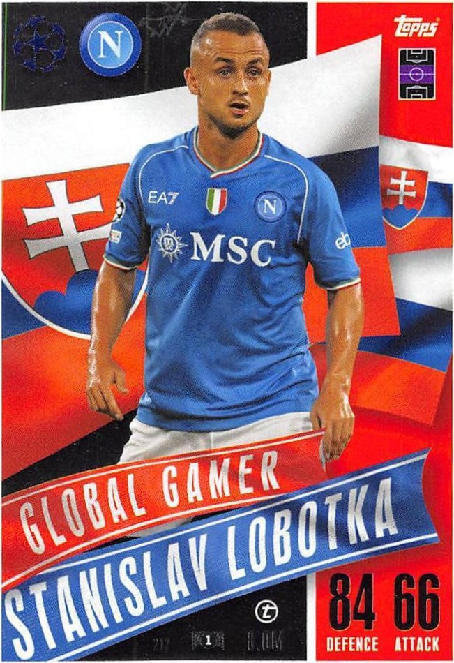 Stanislav Lobotka 2023 Topps Match Attax UEFA Club Competitions Extra