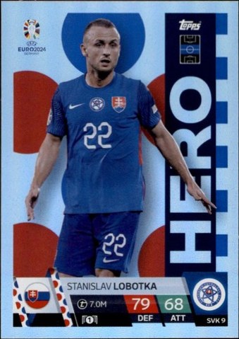 Stanislav Lobotka 2024 Topps Match Attax UEFA EURO