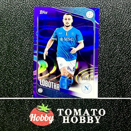 Stanislav Lobotka 2025 Topps UEFA Club Competitions Purple Raindrops /250