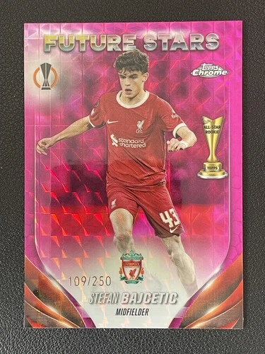 Stefan Bajcetic 2023 Topps Chrome Pink Geometric /250