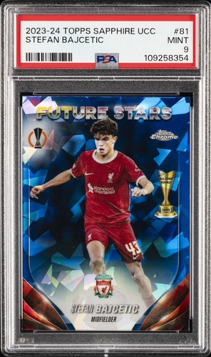 Stefan Bajcetic 2023 Topps Chrome Sapphire Edition