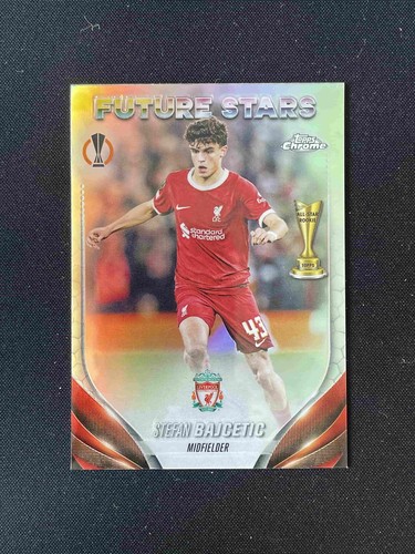 Stefan Bajcetic 2024 Topps Chrome Silver Refractor