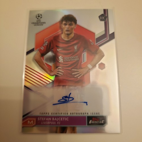 Stefan Bajcetic 2022 Topps Finest
