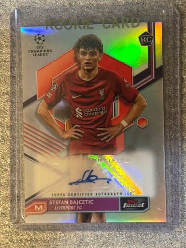 Stefan Bajcetic 2022 Topps Finest