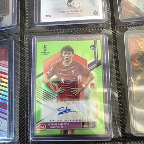 Stefan Bajcetic 2023 Topps Finest /99