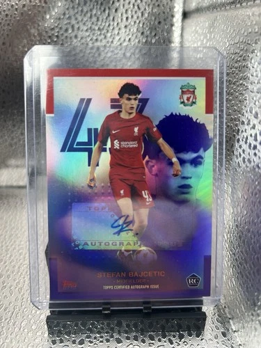 Stefan Bajcetic 2022 Topps Liverpool FC Team Set /15