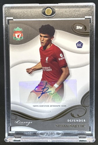 Stefan Bajcetic 2022 Topps Liverpool Lineage
