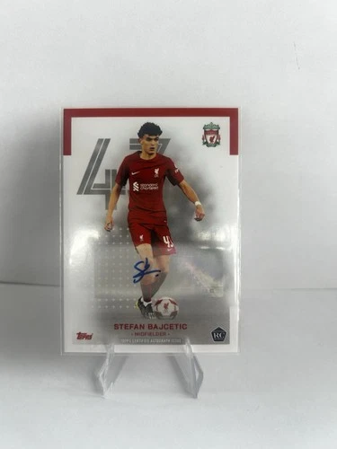 Stefan Bajcetic 2022 Topps Liverpool Team Set