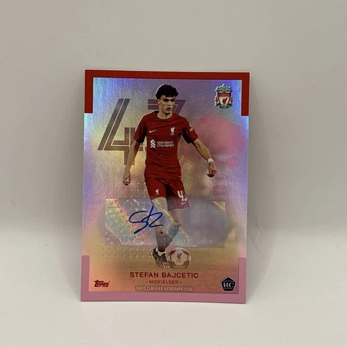 Stefan Bajcetic 2022 Topps Liverpool Team Set /99
