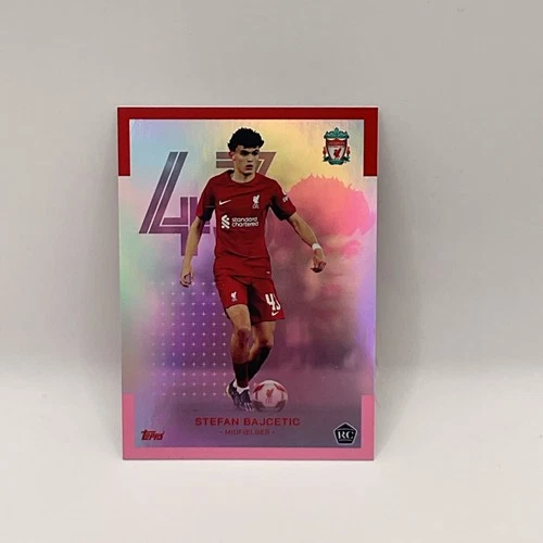 Stefan Bajcetic 2022 Topps Liverpool Team Set Refractor /99