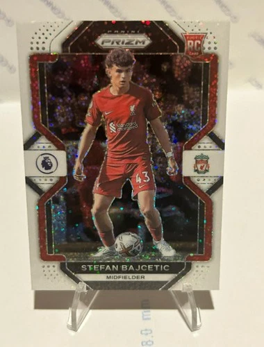 Stefan Bajcetic 2023 Panini Prizm White Sparkle