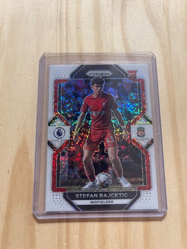 Stefan Bajcetic 2022 Panini Prizm White Sparkle