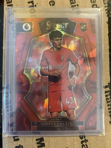 Stefan Bajcetic 2022 Panini Select Red Ice /133
