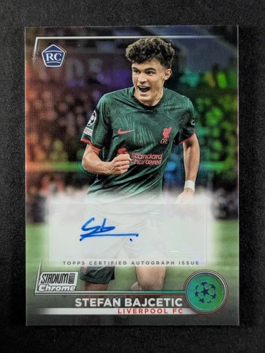 Stefan Bajcetic 2022 Topps Stadium Club Chrome