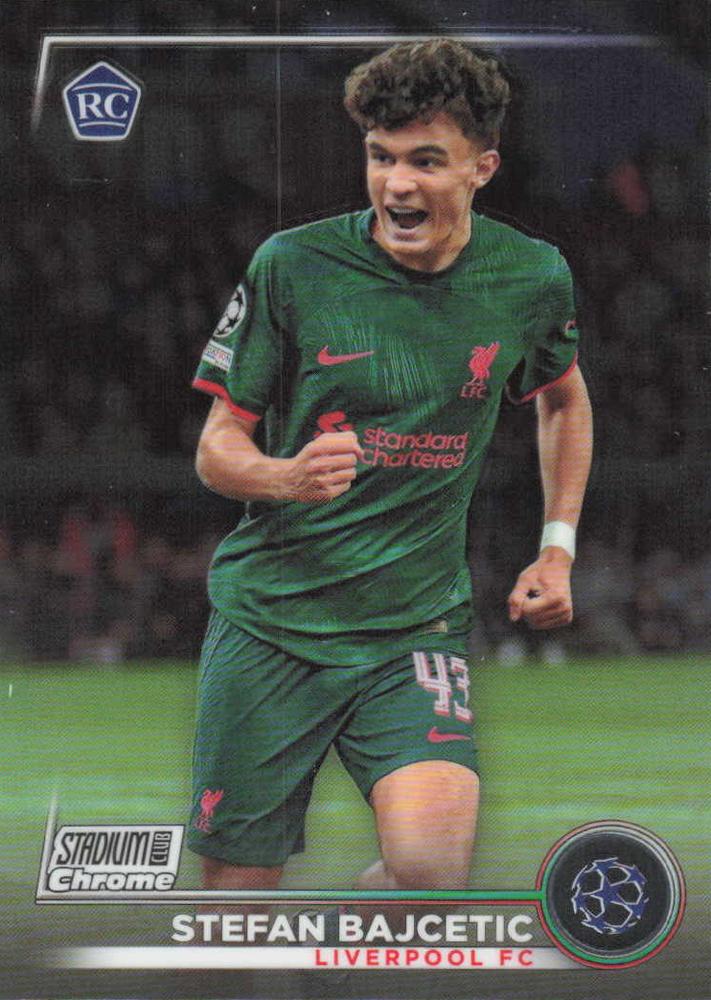 Stefan Bajcetic 2022 Topps Stadium Club Chrome UEFA 43