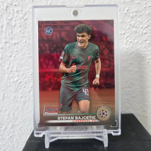 Stefan Bajcetic 2022 Topps UEFA Stadium Club Rojo 2/5